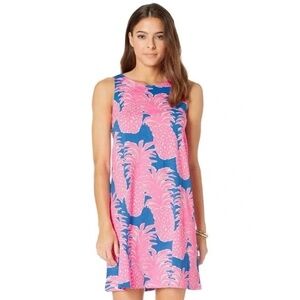 Lilly Pulitzer Kristen Blue Haven Little Flamenco Women’s Dress XL